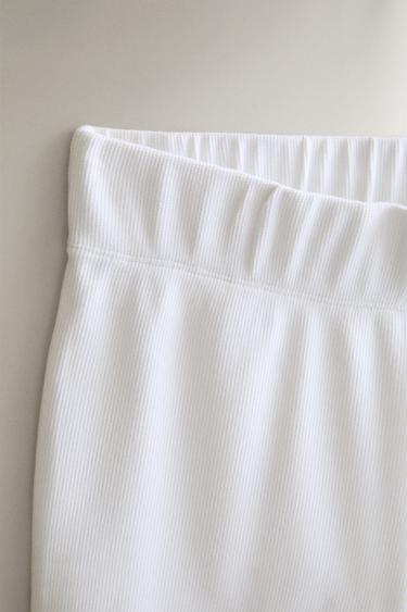 COTTON CAPRI TROUSERS — White 2