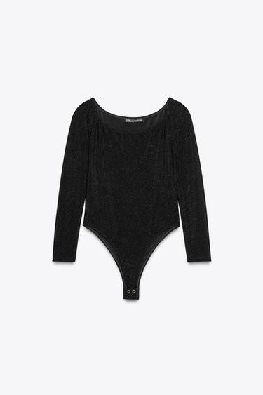 BODY BRILLOS - Negro de Zara - Imagen 0