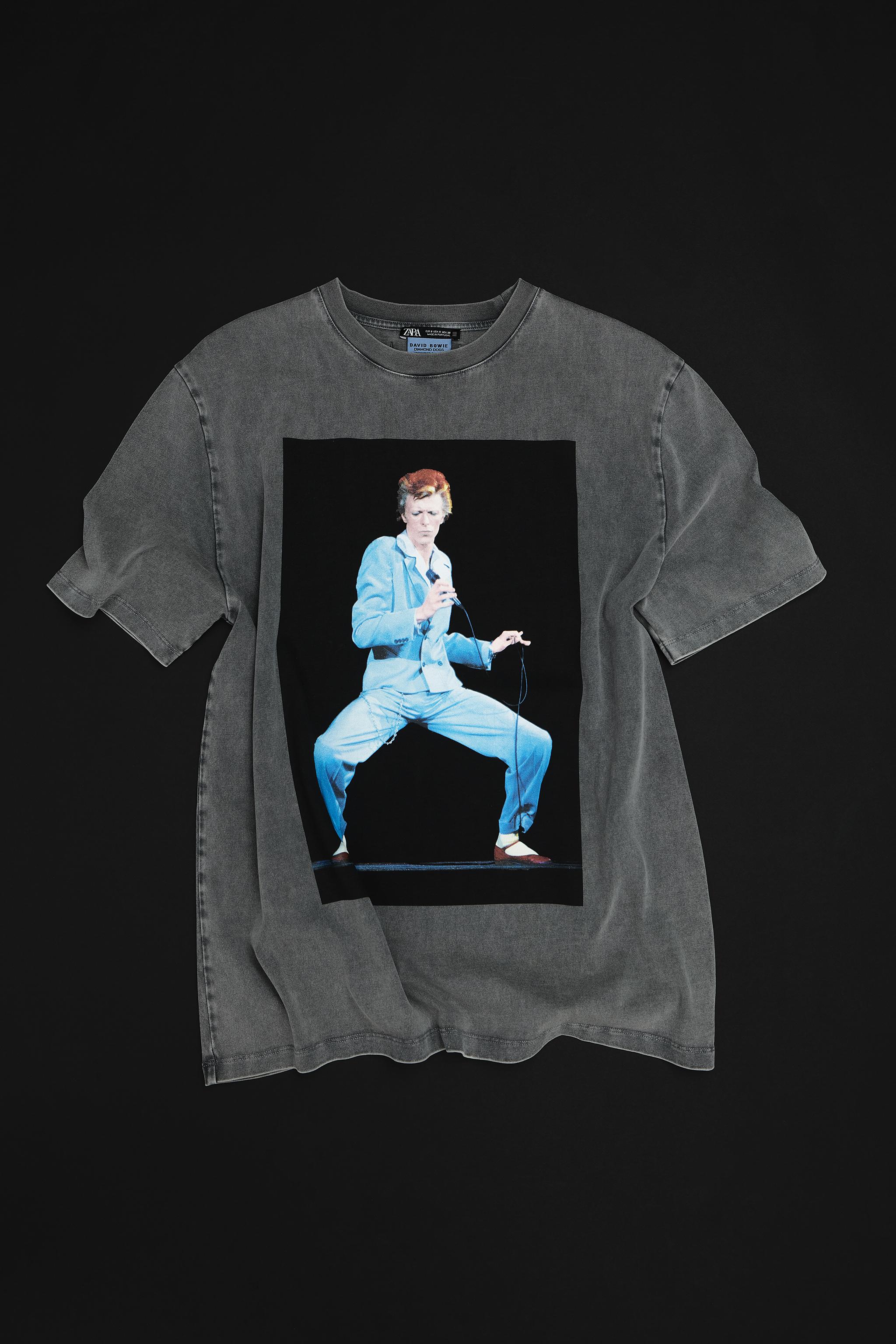 David bowie t shirt zara hotsell