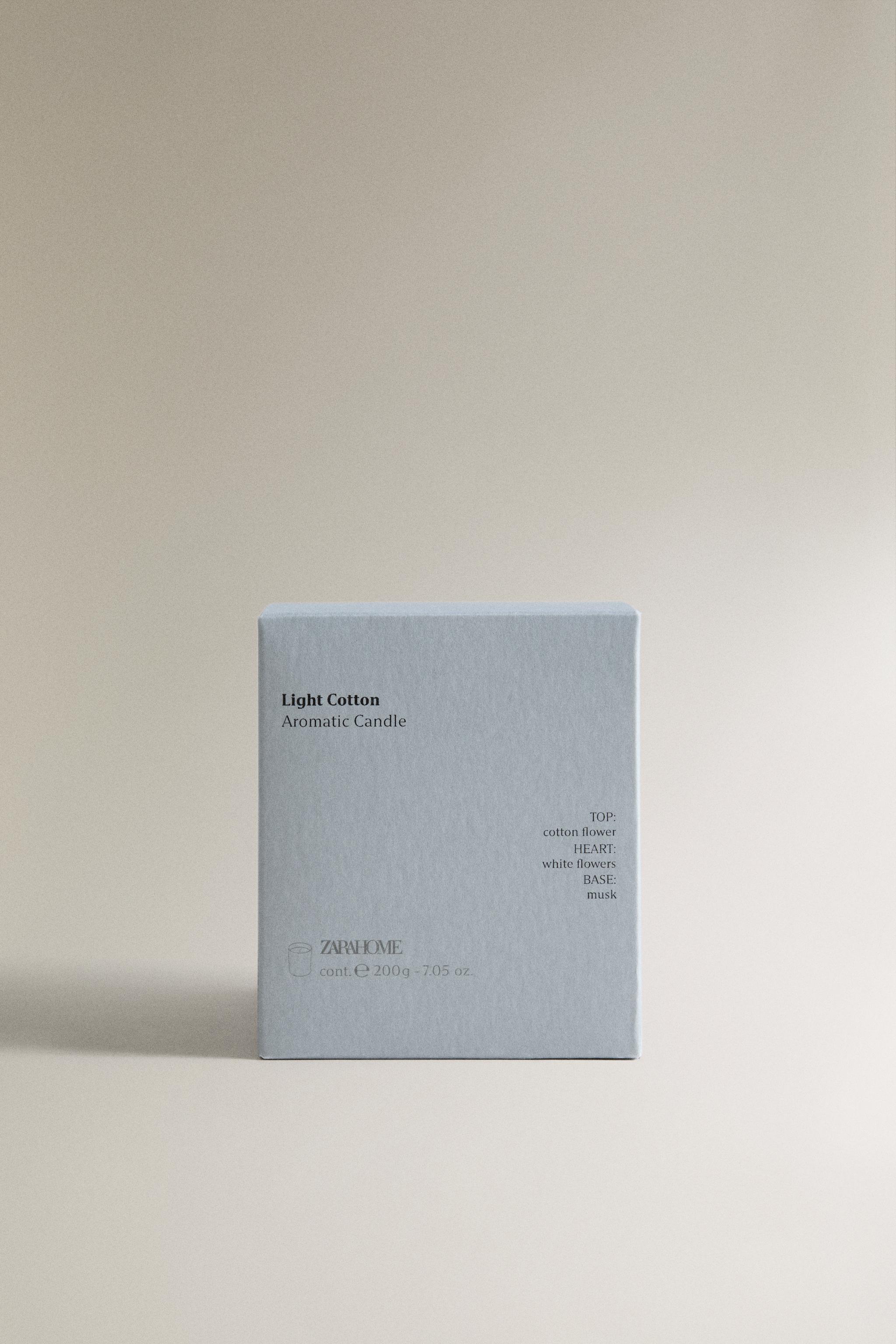 (200 GR) BOUGIE PARFUMÉE LIGHT COTTON