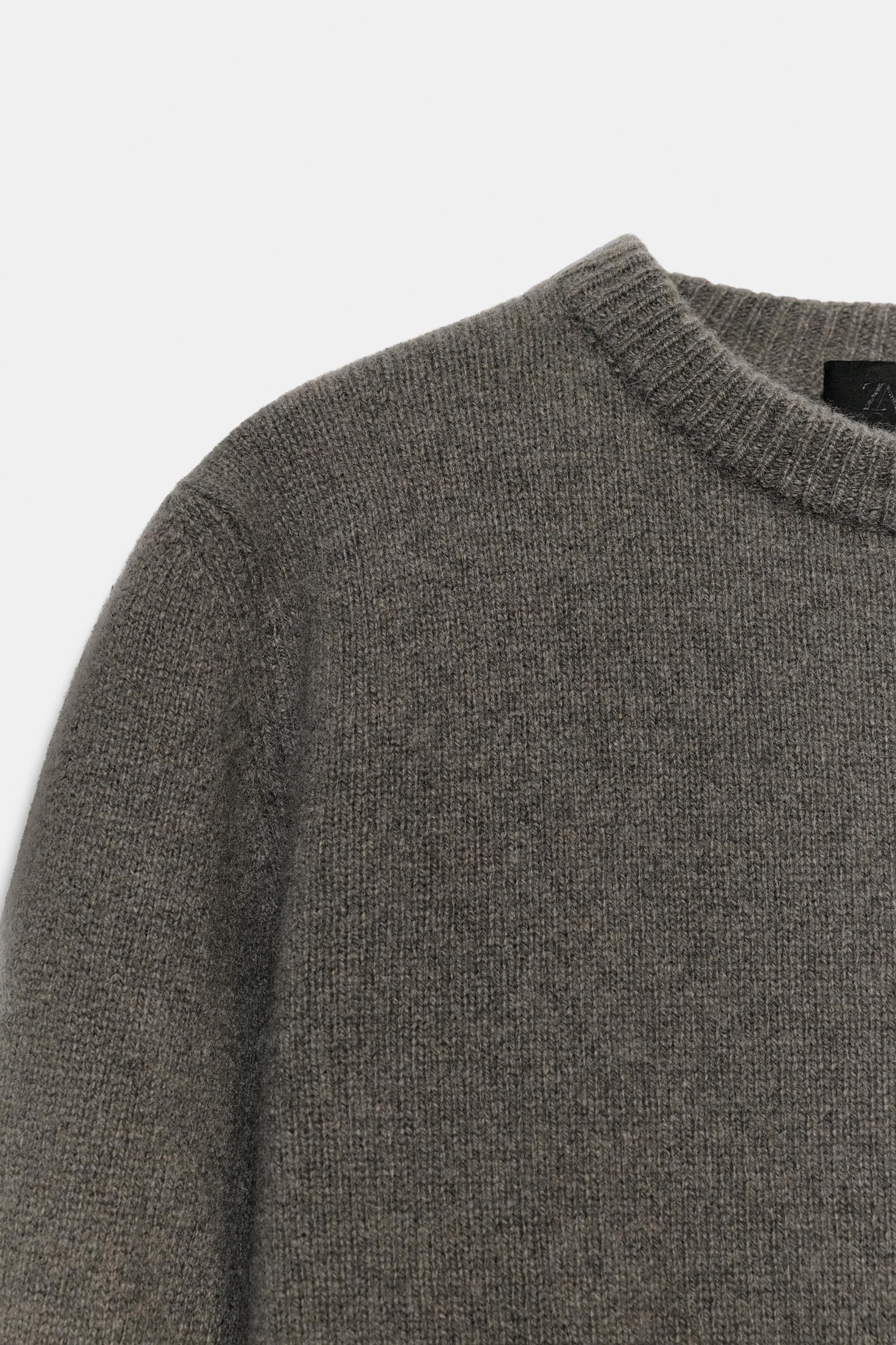 Женские свитеры Zara CASHMERE WOOL BLEND JUMPER — фото 7