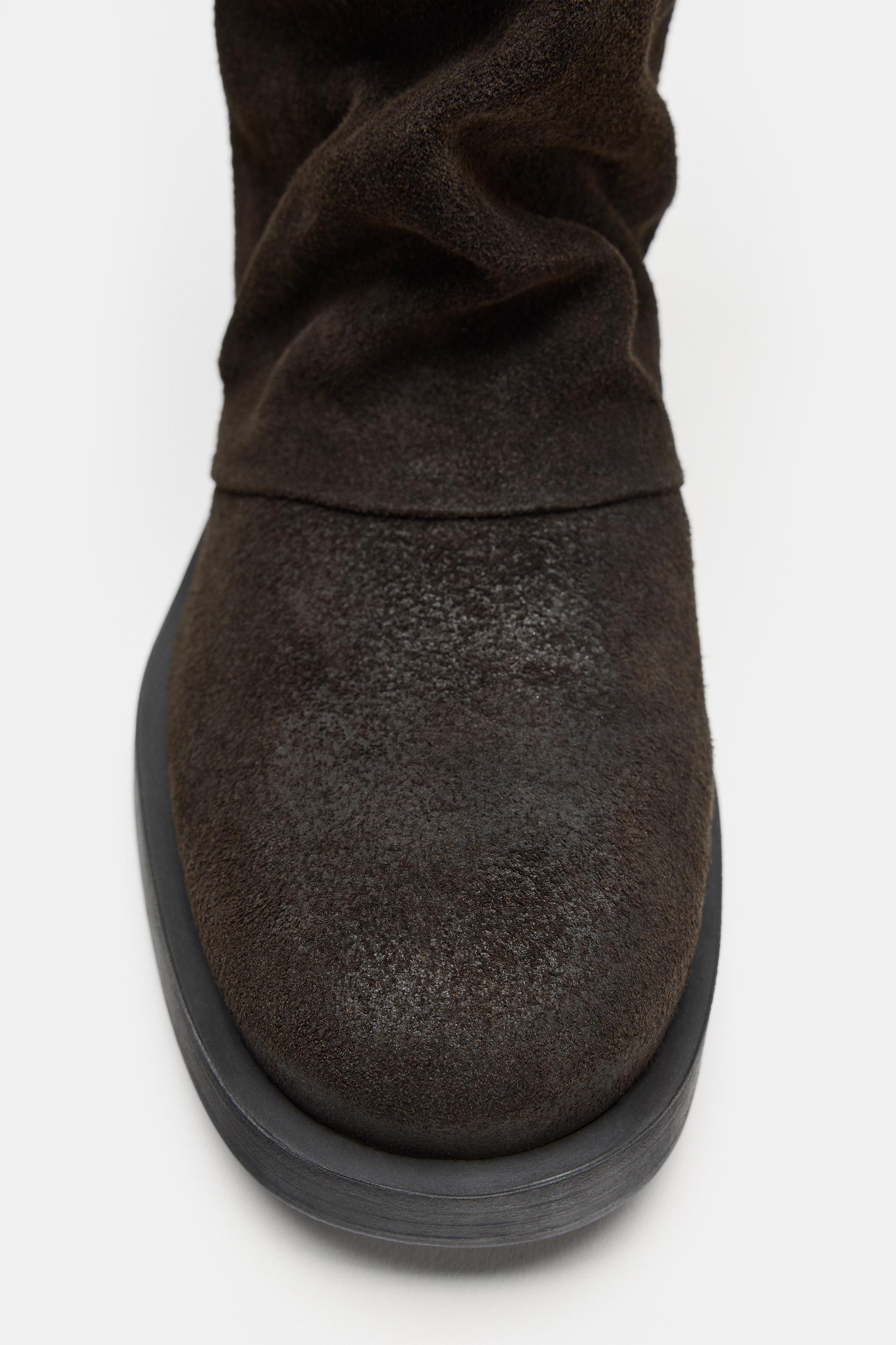 SUEDE HIGH BOOTS
