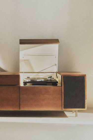 OAK STORAGE CABINET - Brown by Zara