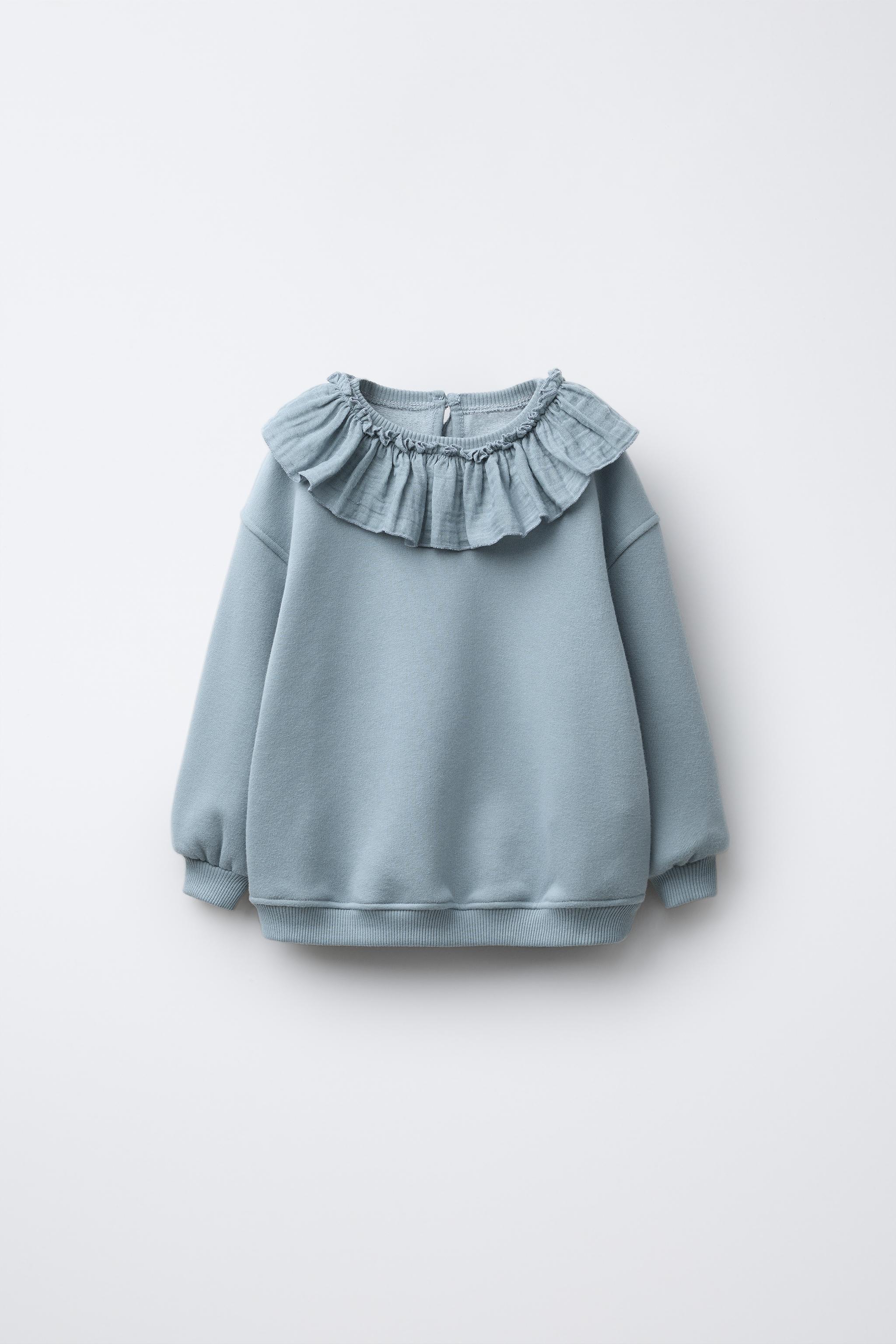 トップス treaturself lace frill cotton sweat Women's Cute Off Shoulder Sweater Y2K Lace Trim Cross Tie-Up