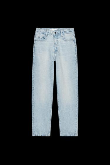 JEANS Z1975 MOM LEG MIT HOHEM BUND - Hellblau von Zara - Bild 0