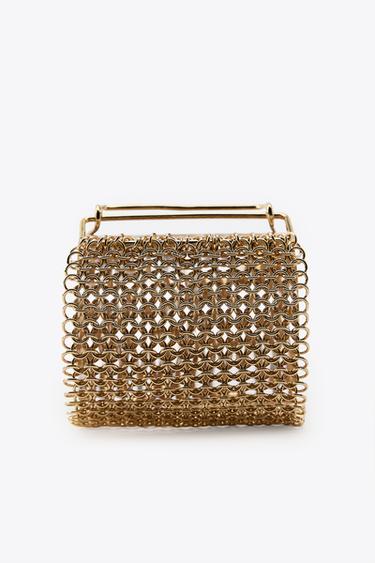 METAL MESH BRACELET - Golden by Zara - Image 3