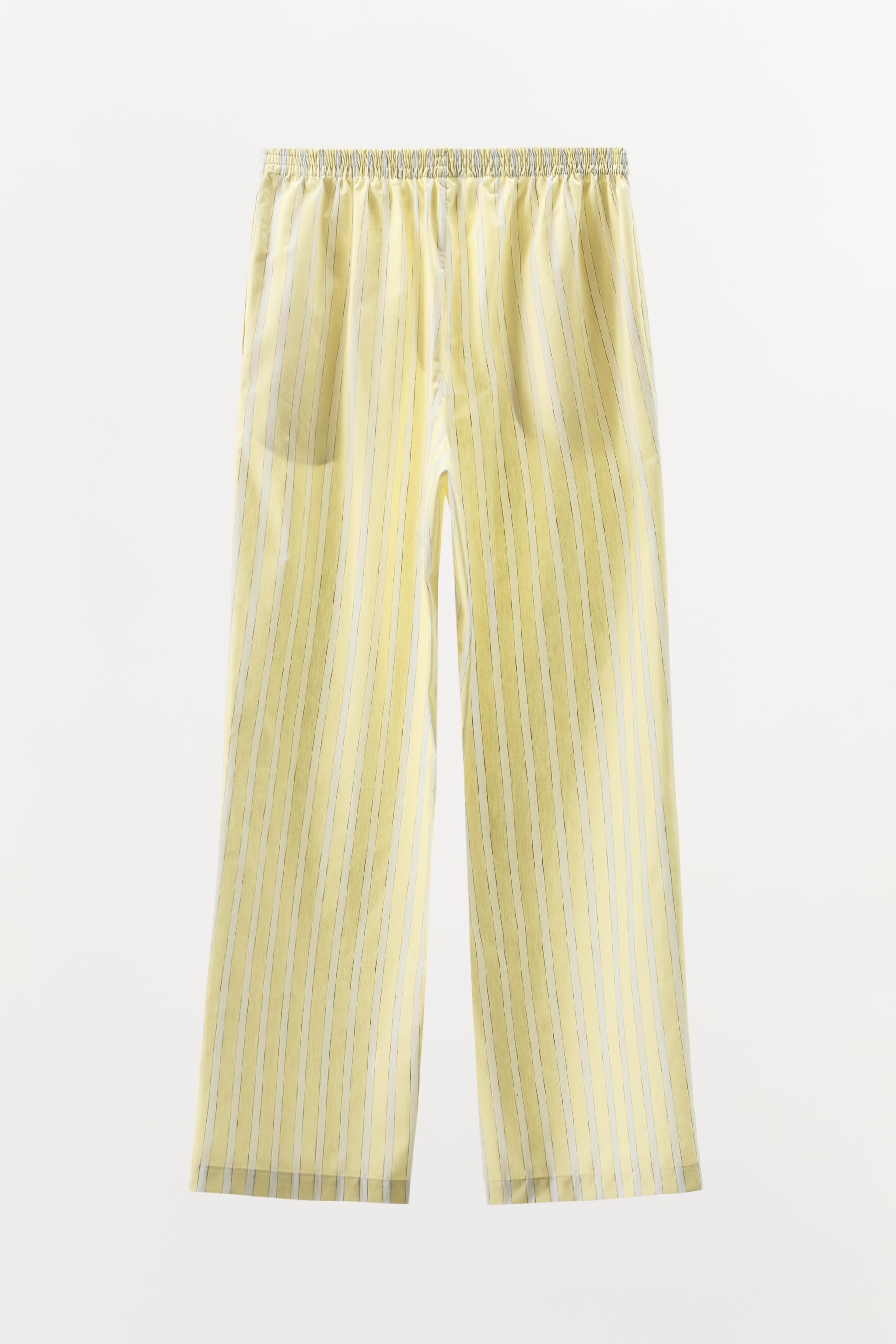 STRIPED PAJAMA PANTS