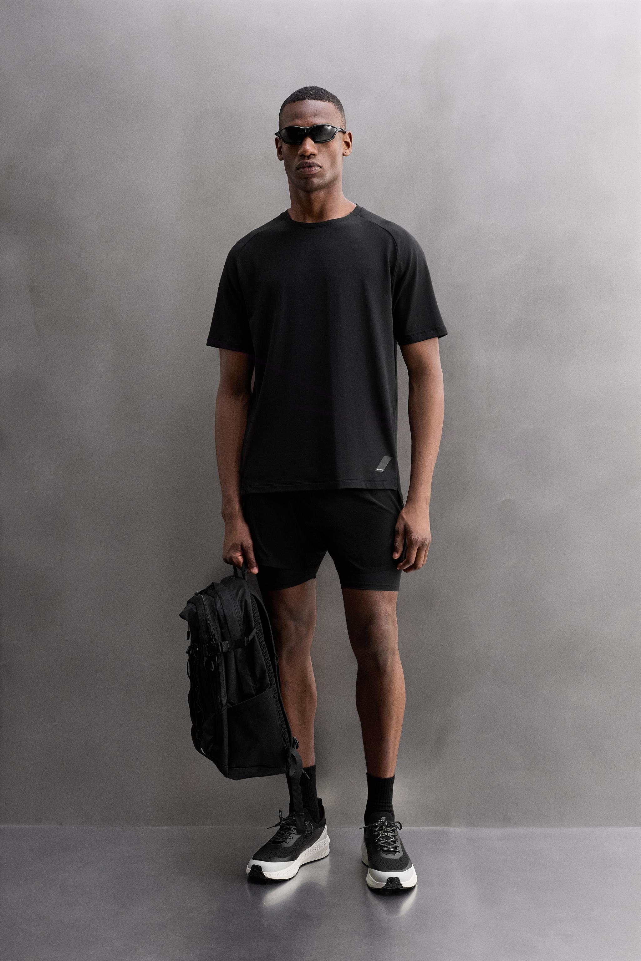 LOS ANGELES LAB TECHNICAL T-SHIRT - Black | ZARA United States