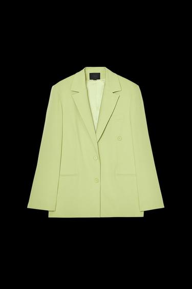 OVERSIZE-BLAZER MIT VERSCHIEDENEN TRAGEWEISEN - Apfelgrün von Zara