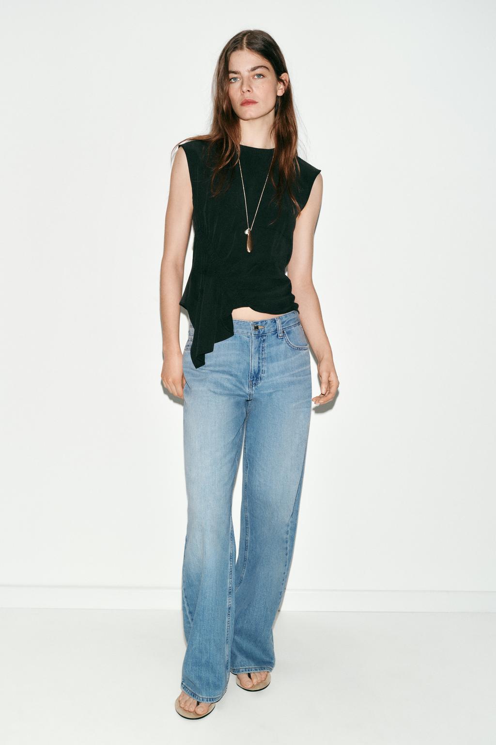 SLEEVELESS RUCHED TOP - image 2