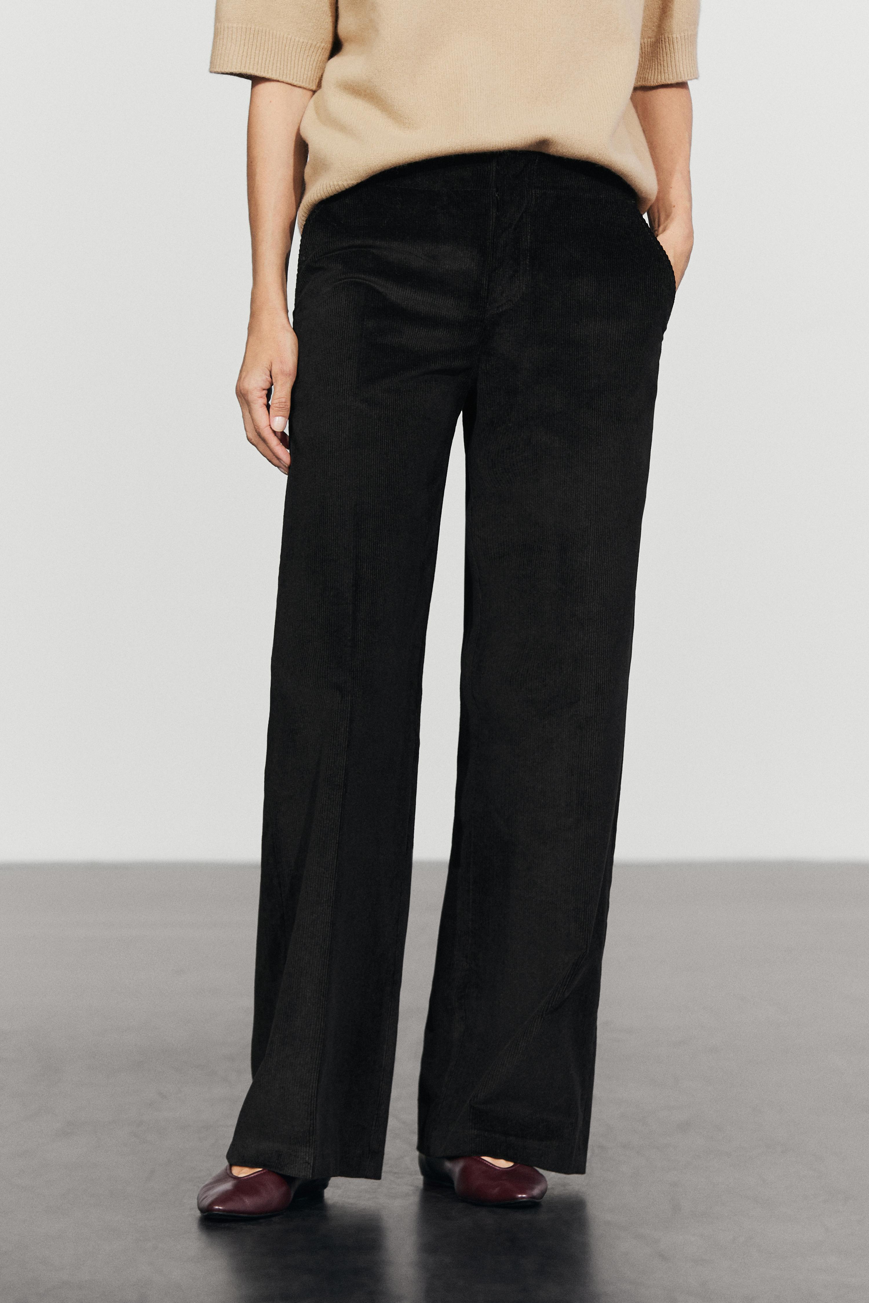 Palazzo corduroy pants