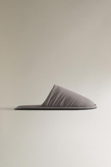 TECHNICAL FABRIC SLIPPERS - Grey de Zara - Image 1