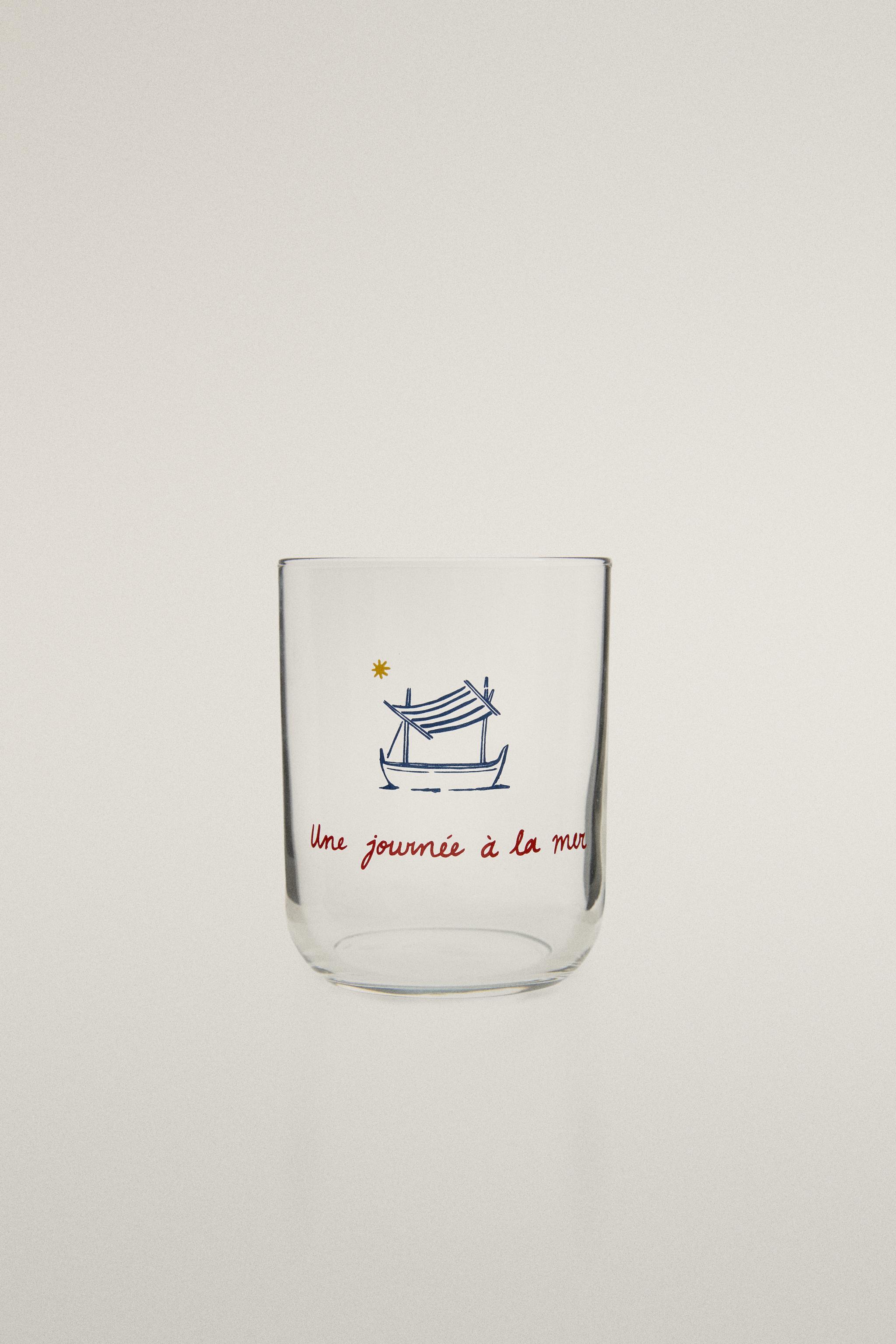 SUMMER GLASS TUMBLER | DIEGO NINE — Blue
