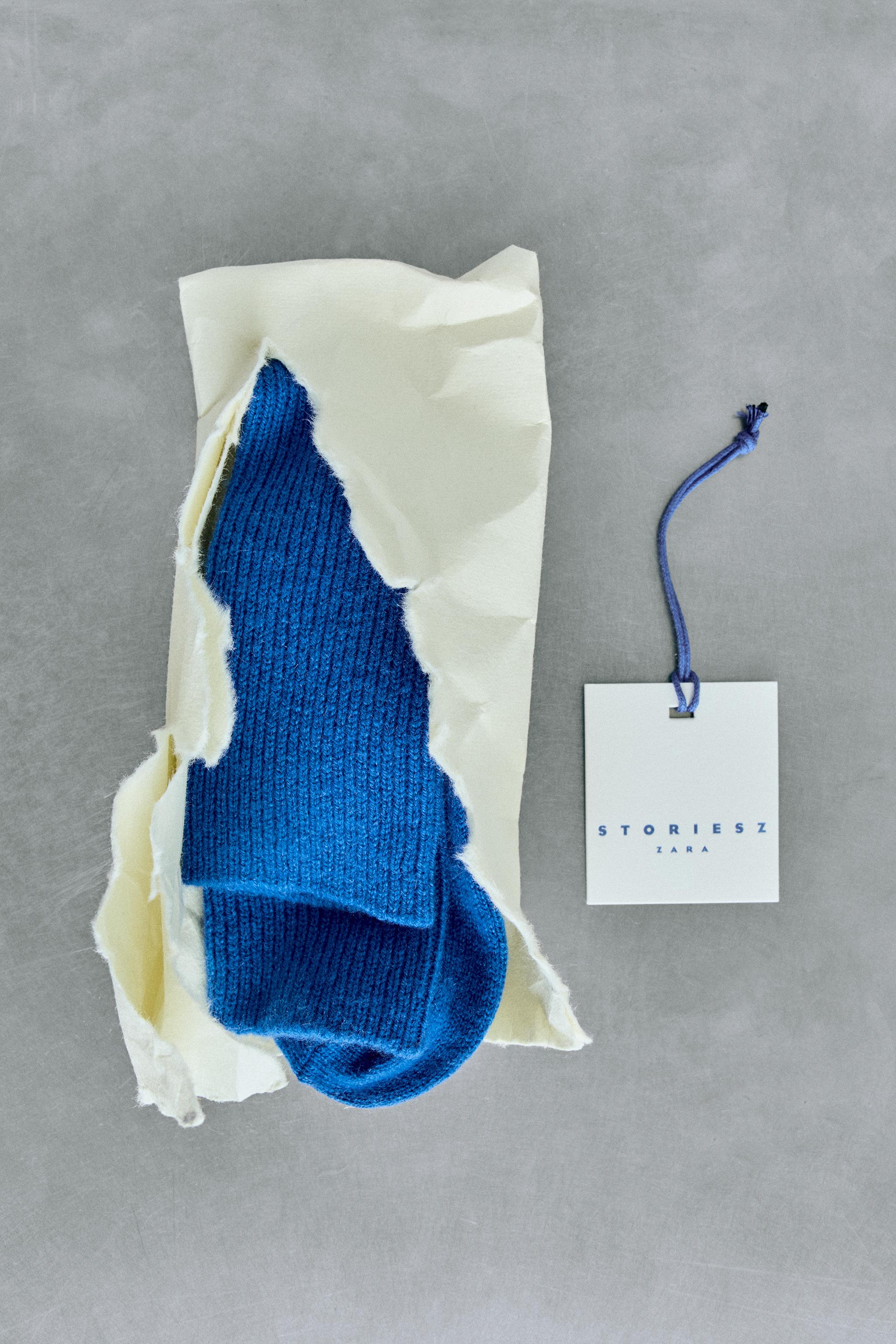 STORIESZ - WOOL AND CASHMERE MID SOC — Bluish