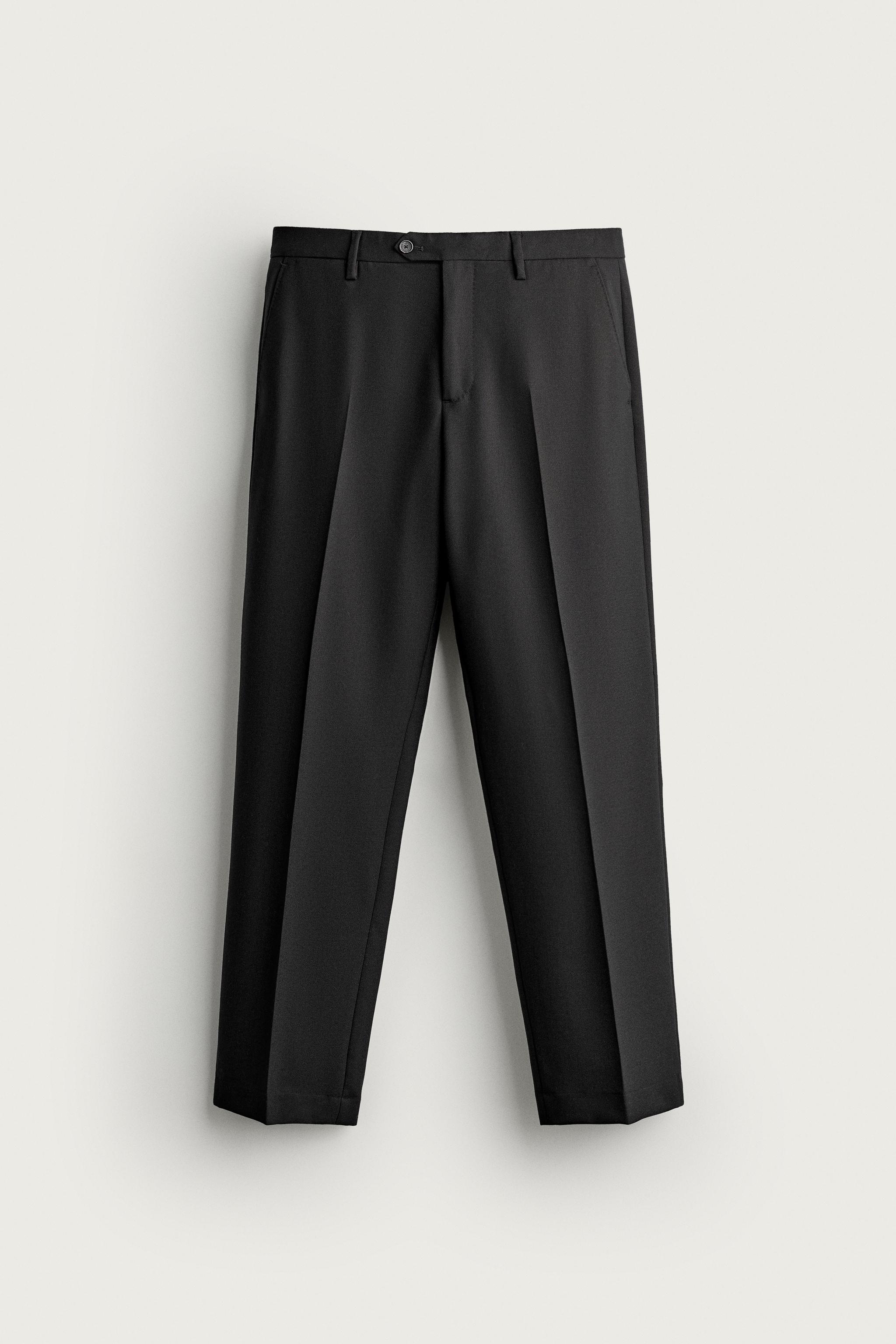 100% WOOL SUIT PANTS