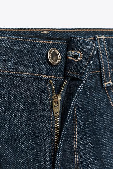 Z1975 MOM-FIT HIGH-WAIST SHORTS - Blue de Zara - Image 7