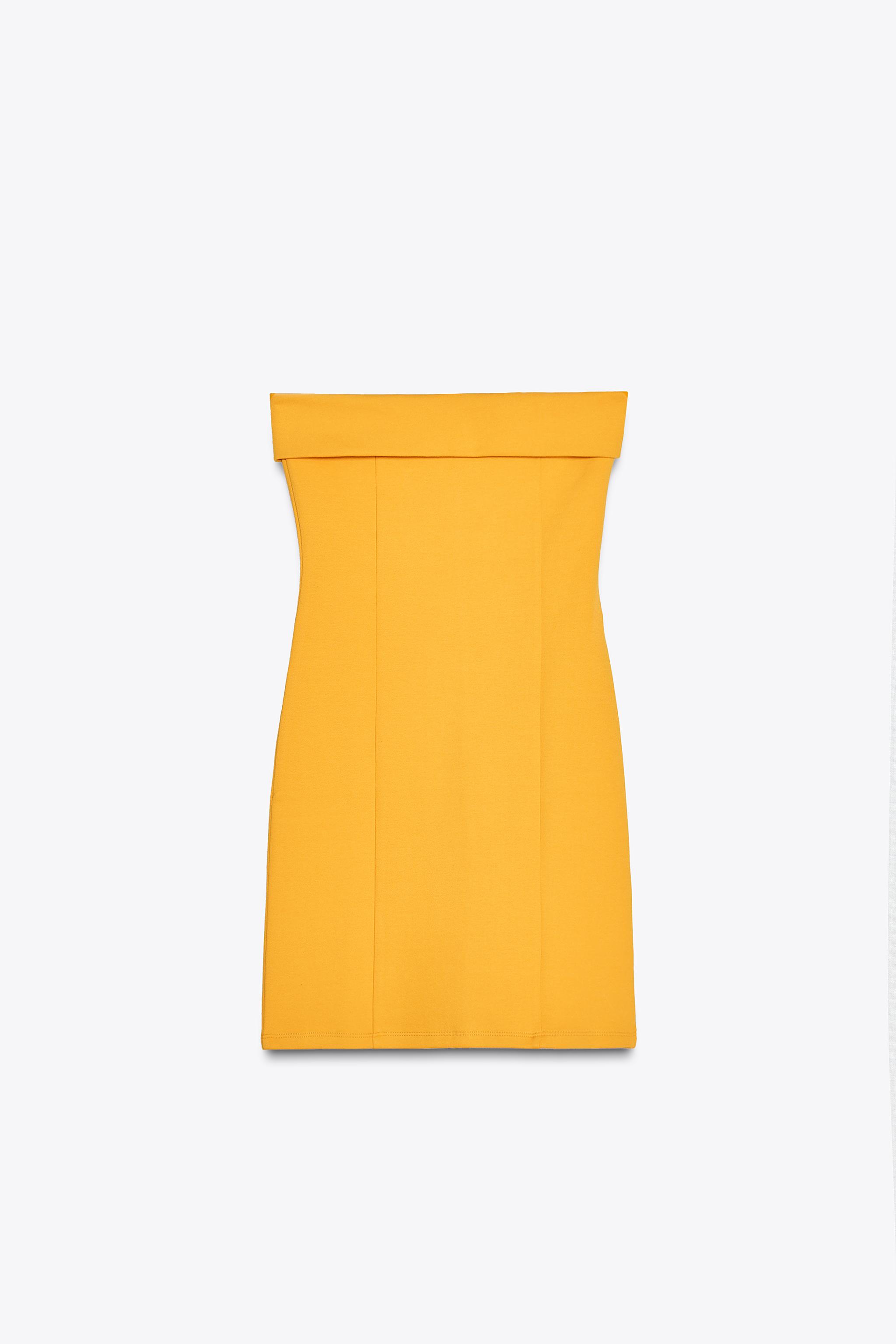 ストラップレス インターロックワンピース - ブラック | ZARA
