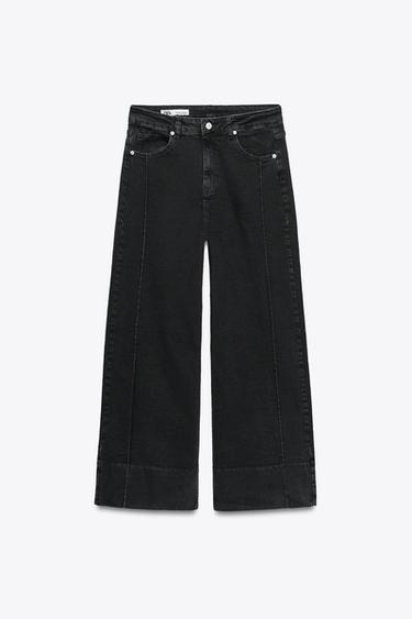 JEANS DENIM NERVIO - Negro de Zara