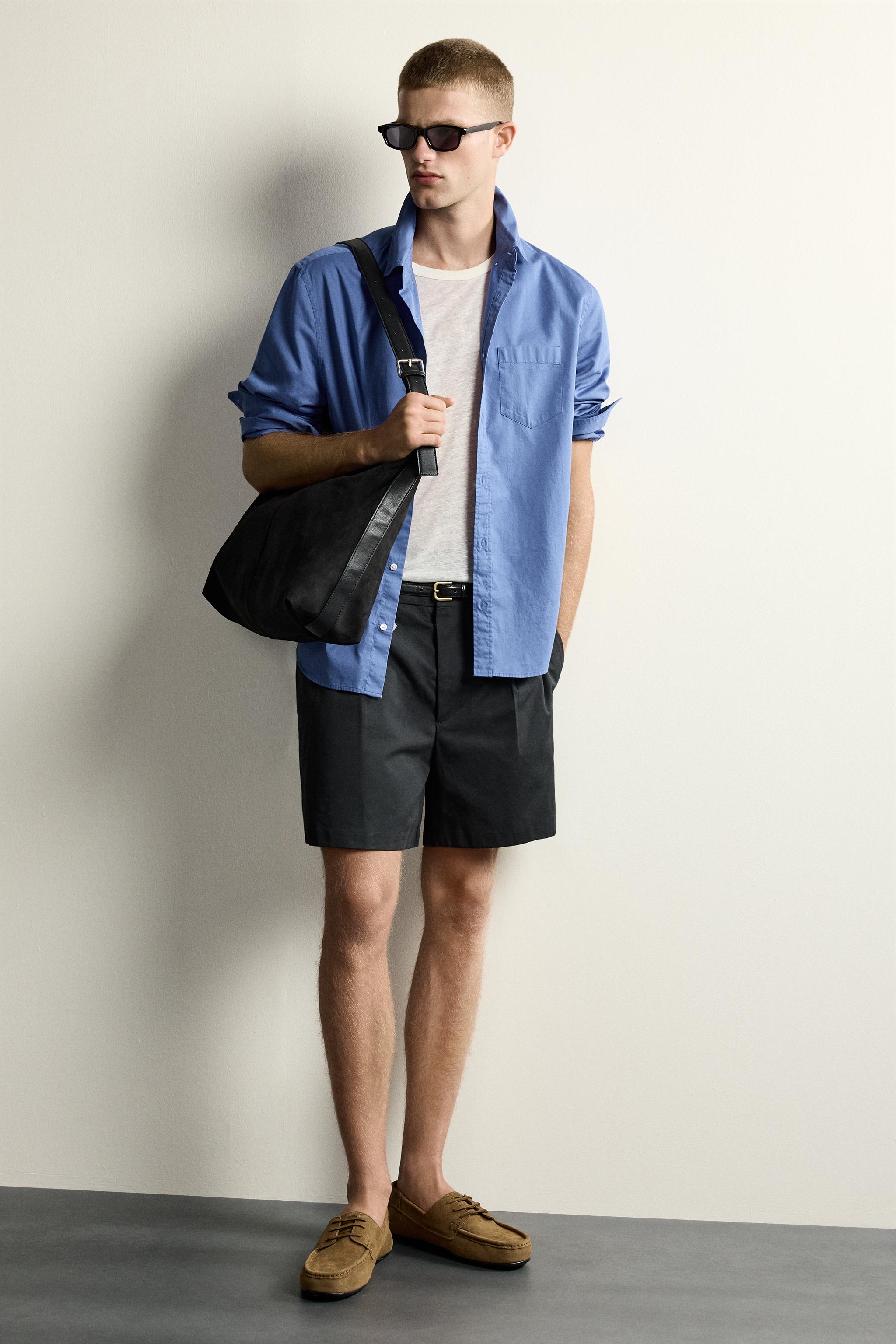 レザーデッキシューズ - トープグレー | ZARA Japan / 日本