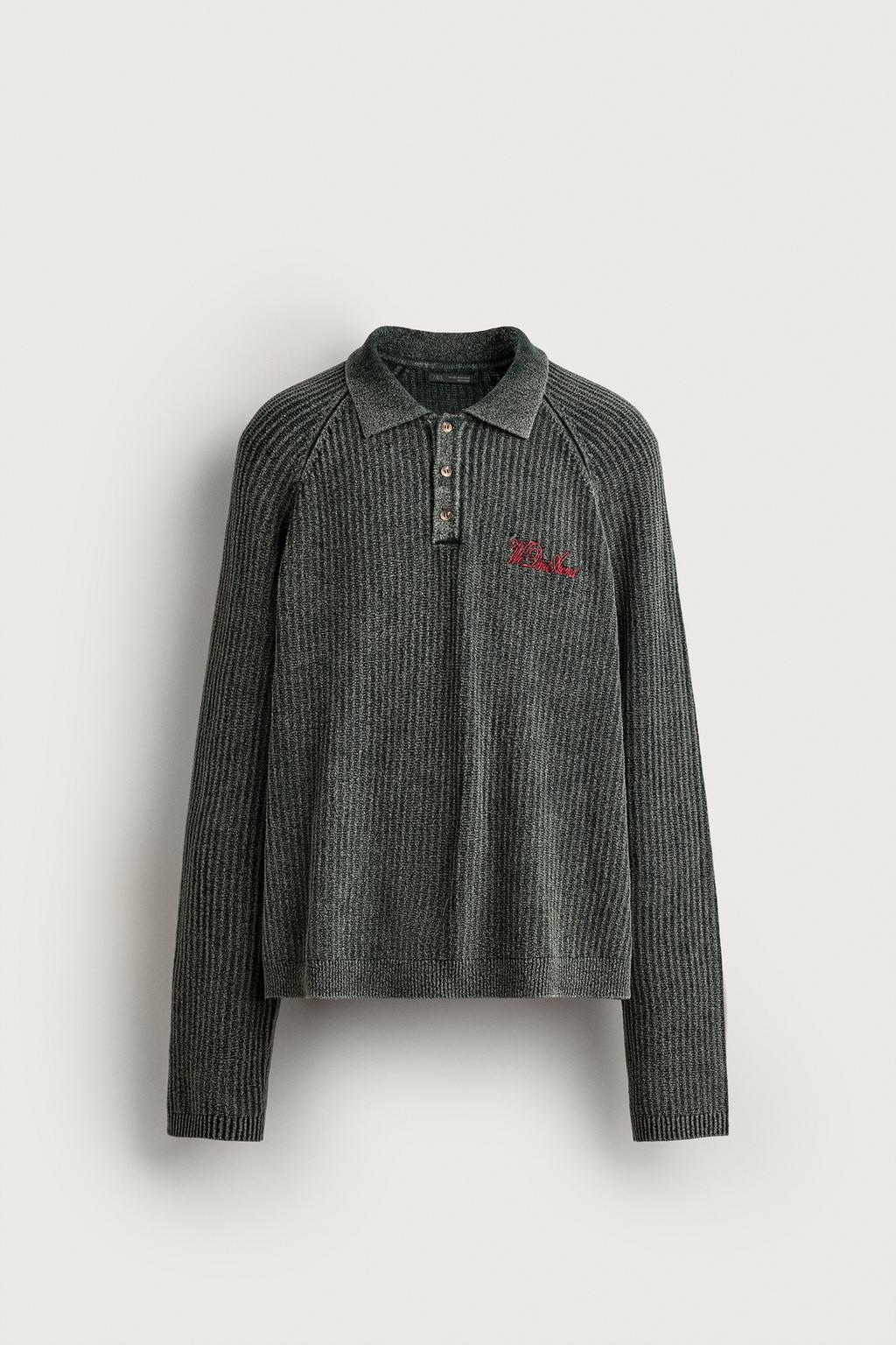 EMBROIDERED ZIP JUMPER