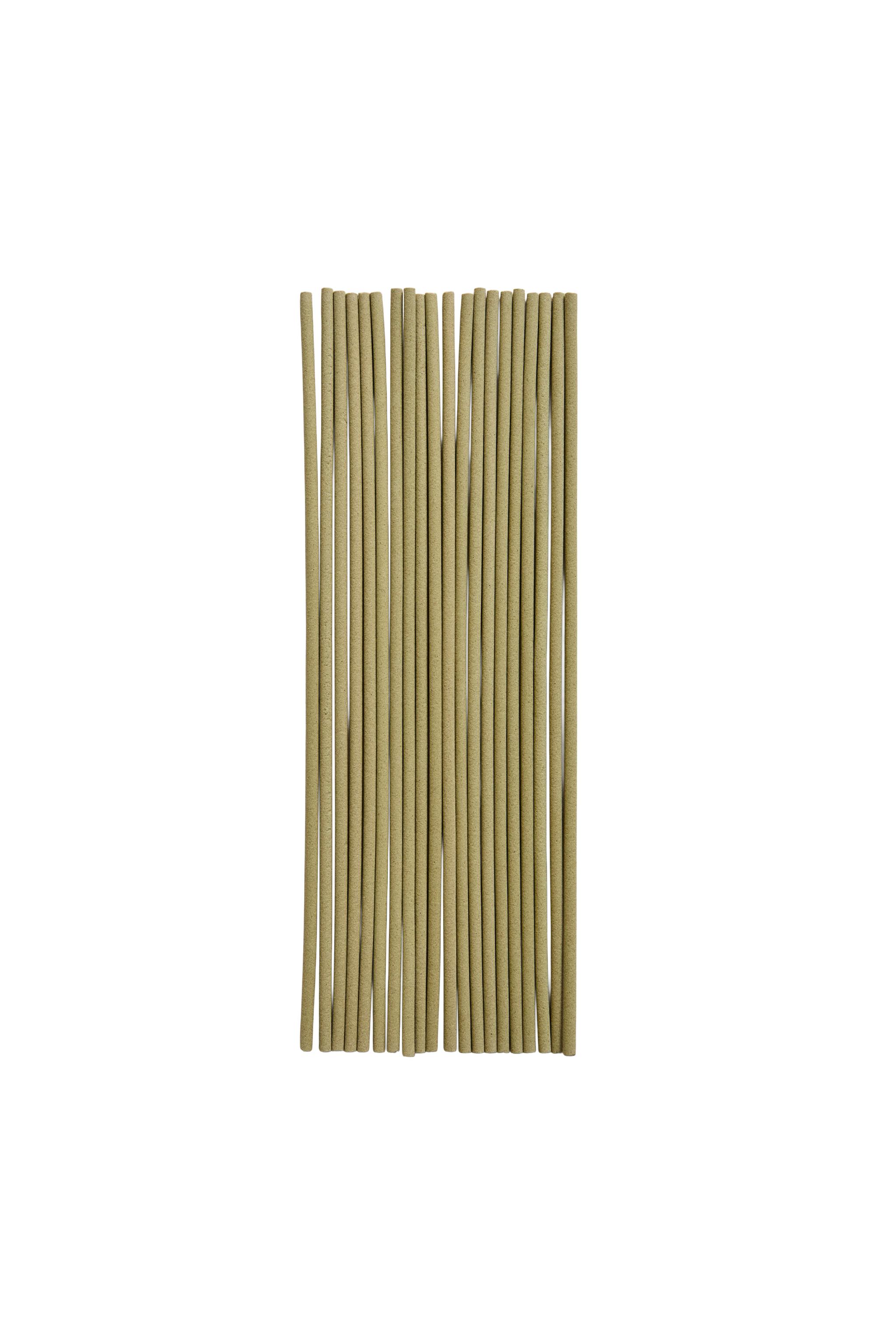 BERGAMOT & SANDALWOOD SCENTED INCENSE STICKS (PACK OF 20) - Ecru
