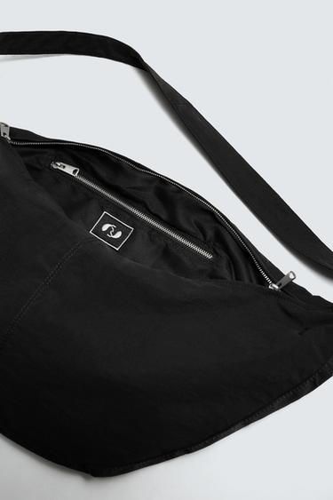 NYLON SHOULDER BAG - Black by Zara - Image 5
