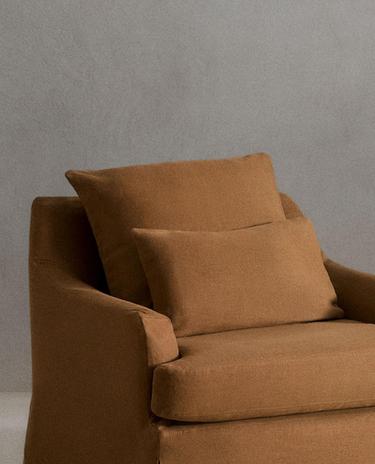 LINEN-ARMCHAIR 01 COVER - Senfgelb von Zara