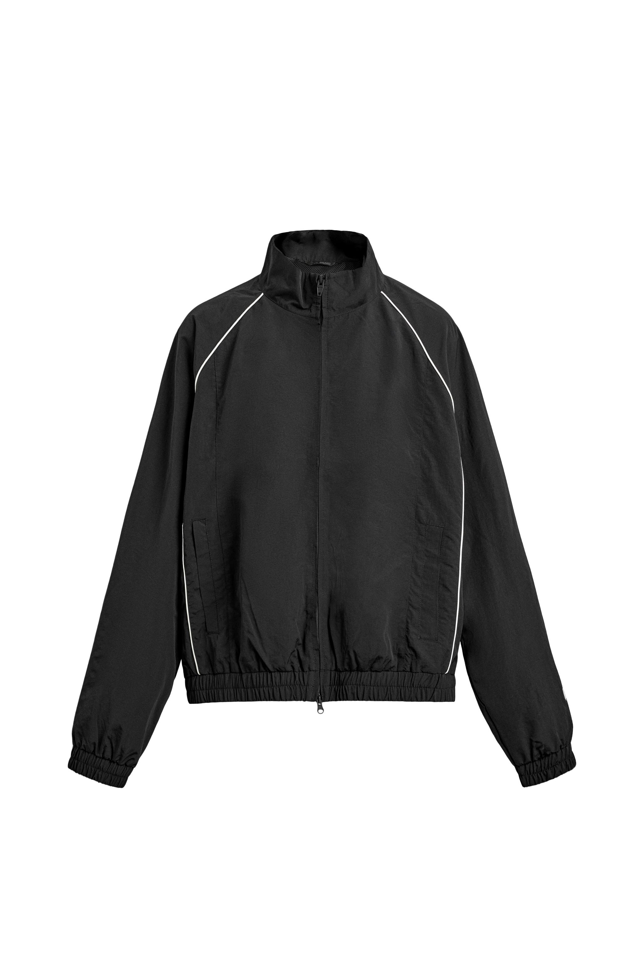 コントラスト テクニカルジャケット - ブラック | ZARA Japan / 日本