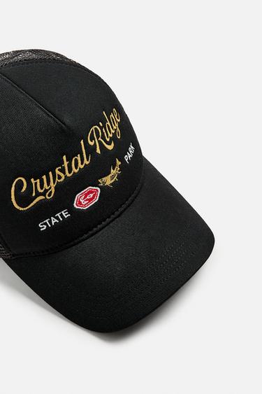 CASQUETTE AVEC BRODERIE EN CONTRASTE - Noir de Zara - Image 5