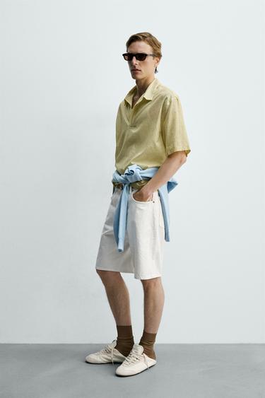 CHEMISE POLO BOXY FIT SEMI-TRANSPARENTE - Bis de Zara - Image 3