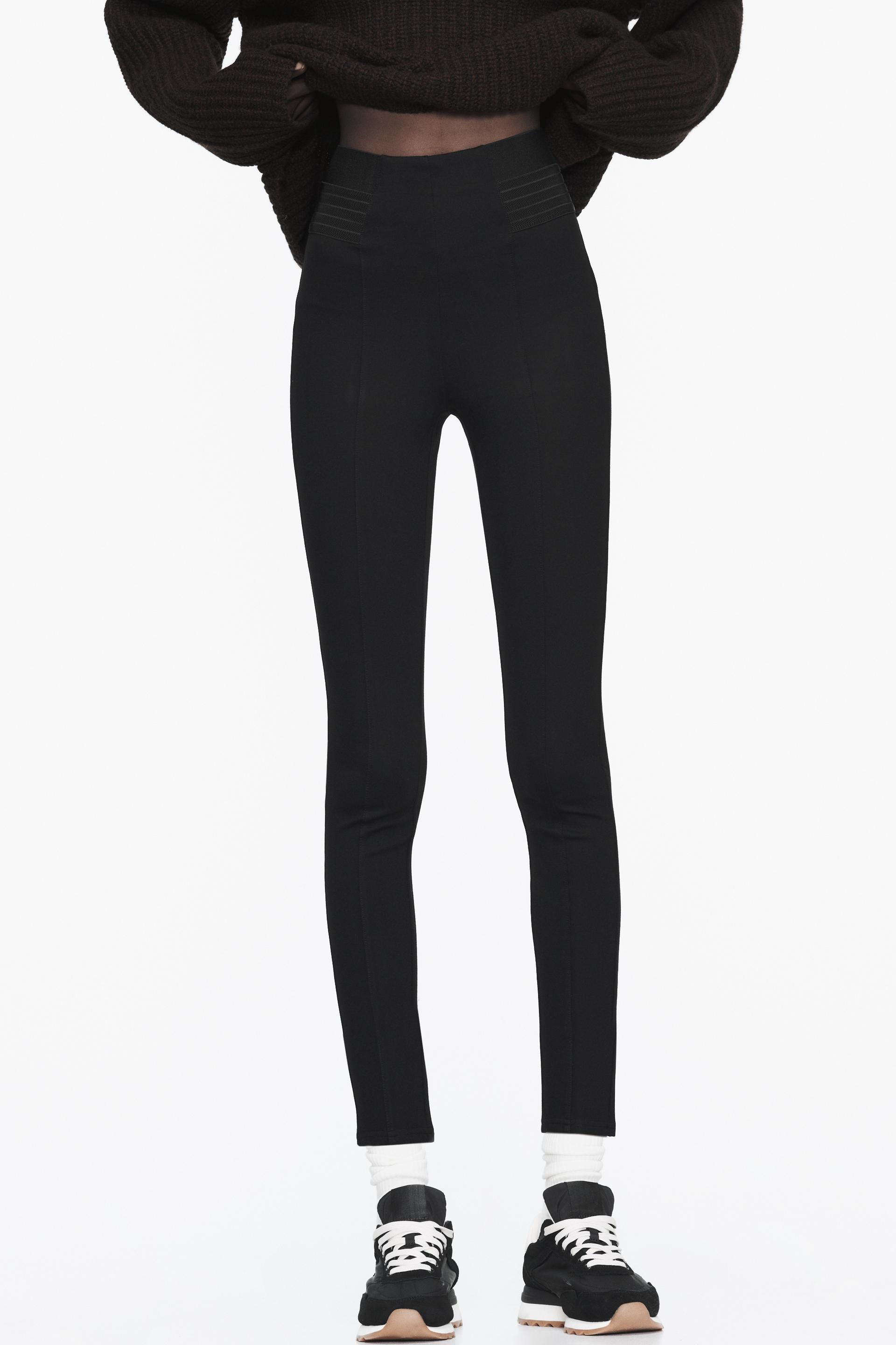 Buy Women's Styli High Waist Elastic Waistband Velvet Leggings Online