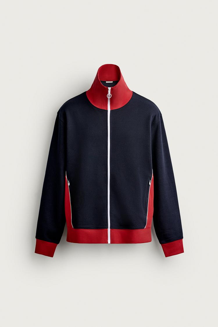 Chaqueta de bloques de color retro 7