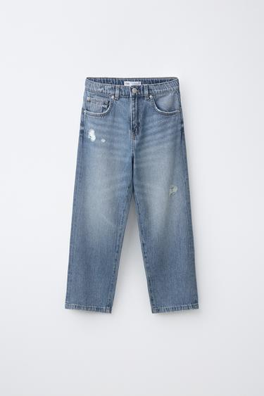 GRAFFITI BAGGY DENIM - Blue by Zara - Image 0
