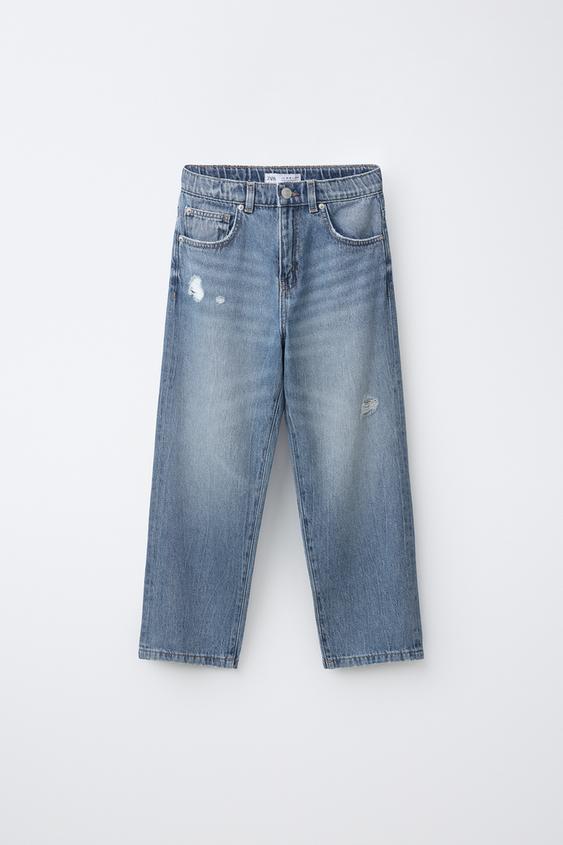 GRAFFITI BAGGY DENIM - Blue by Zara - Image 0