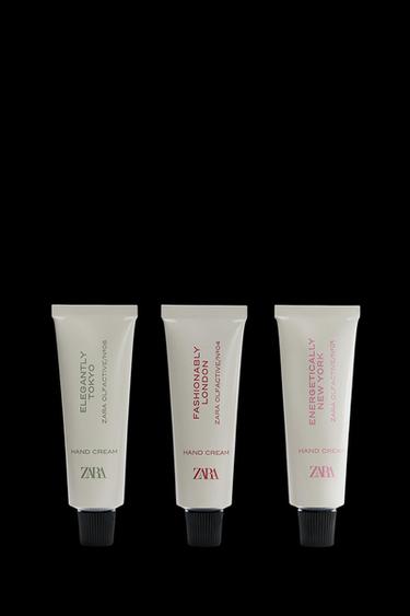 VIBRANT CITIES HAND CREAM DISCOVERY SET 3 X 30 ML (1.01 FL. OZ) - TINTED LEATHER by Zara