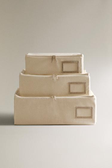 BOÎTE DE RANGEMENT PLACARD MOYEN FORMAT - Écru de Zara - Image 5