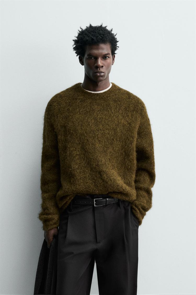 ALPACA BLEND FIBRE SWEATER