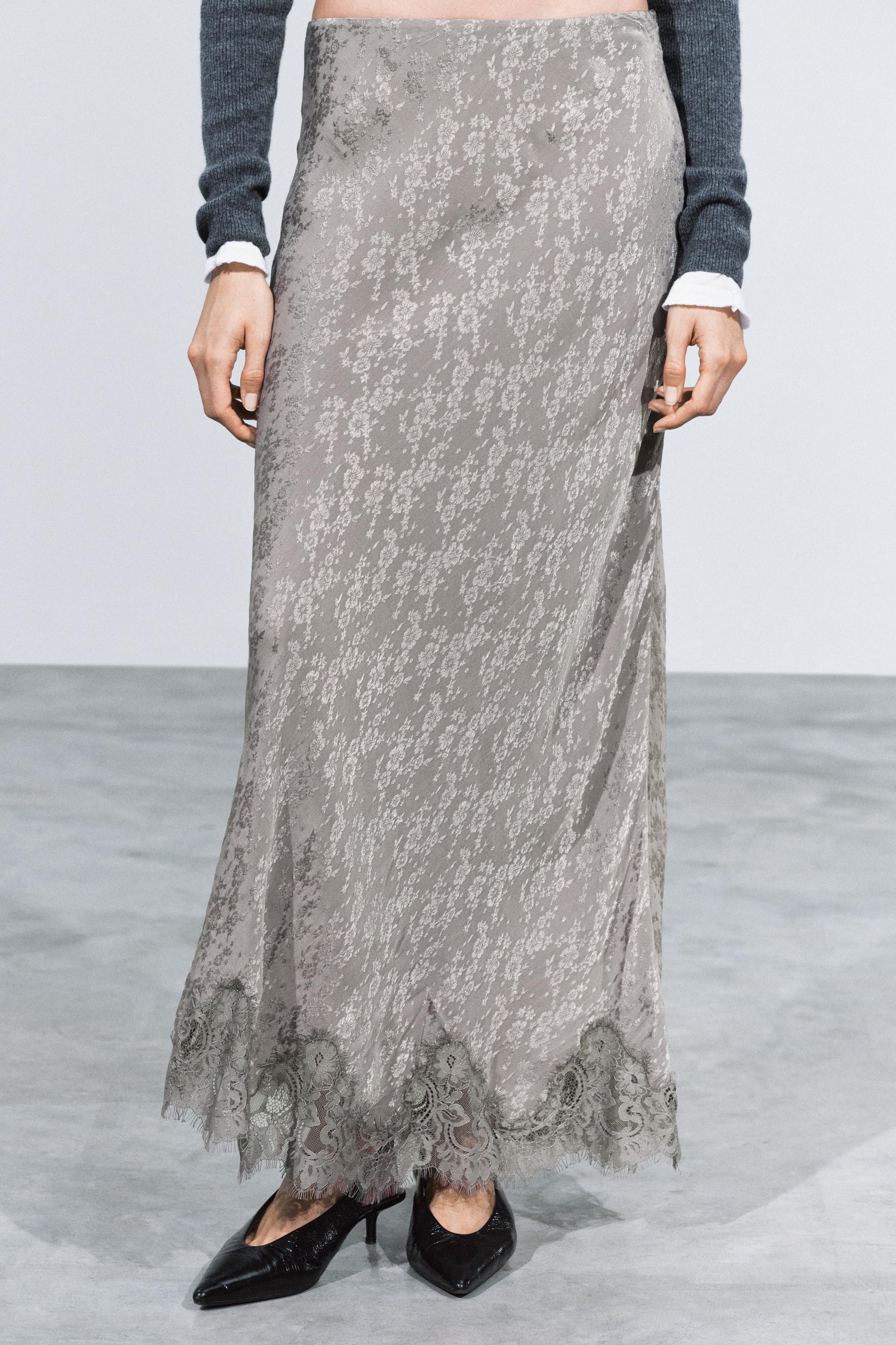 ZW COLLECTION LACE JACQUARD SKIRT - thumbnail 2