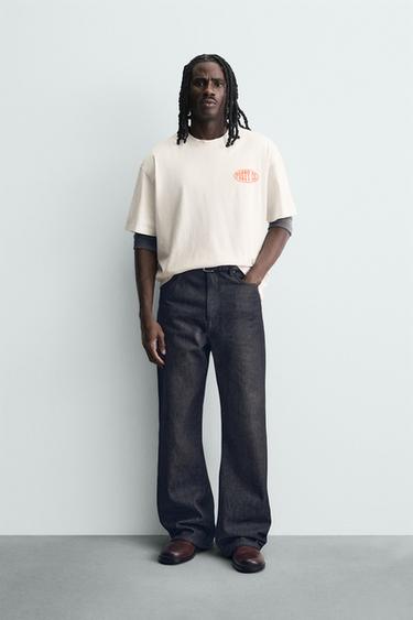 T-SHIRT MET POST MALONE™ GRAPHICS - Gebroken wit van Zara - Afbeelding 0