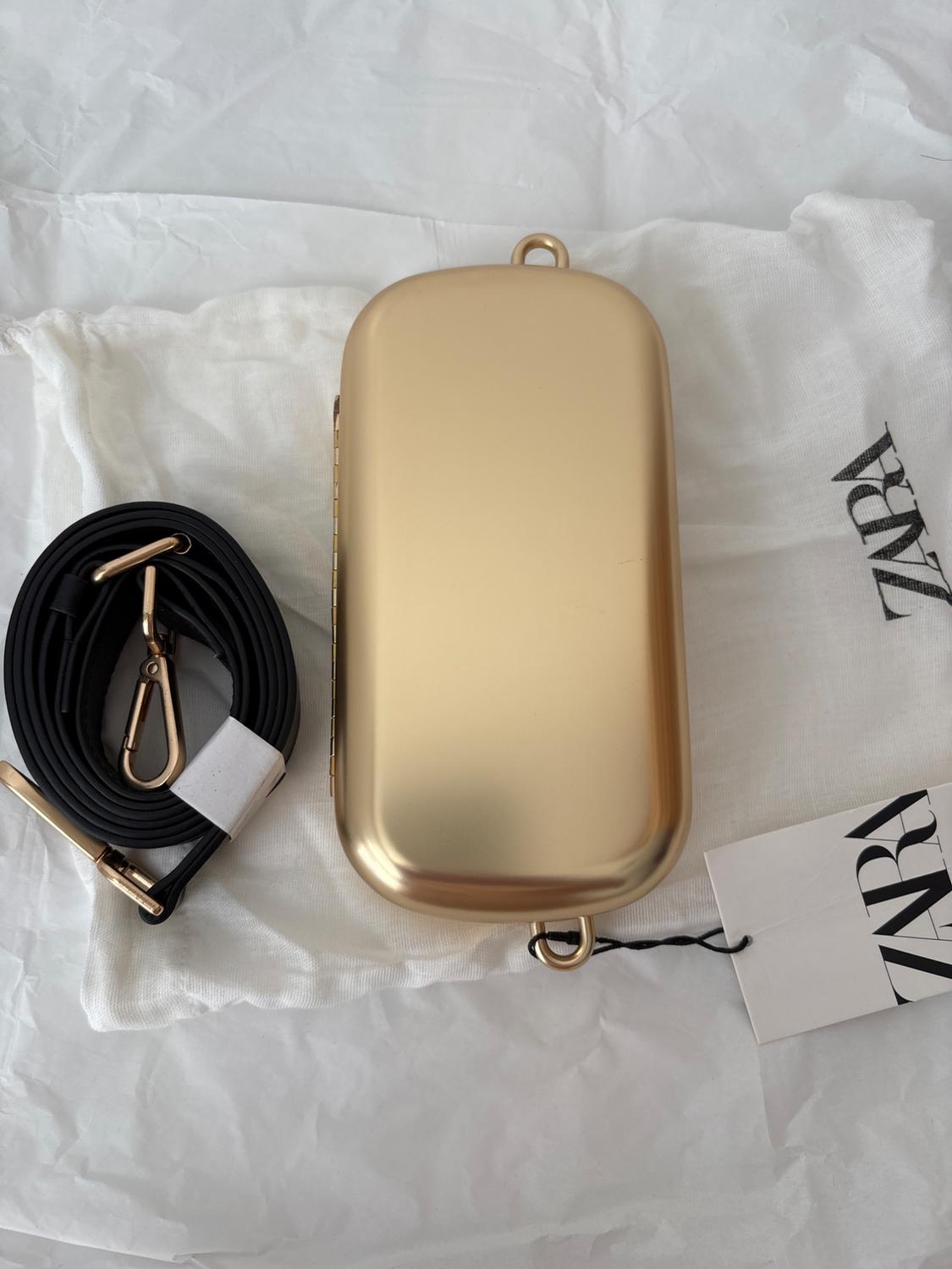 METALLIC MINI CROSSBODY BOX BAG - Image 4