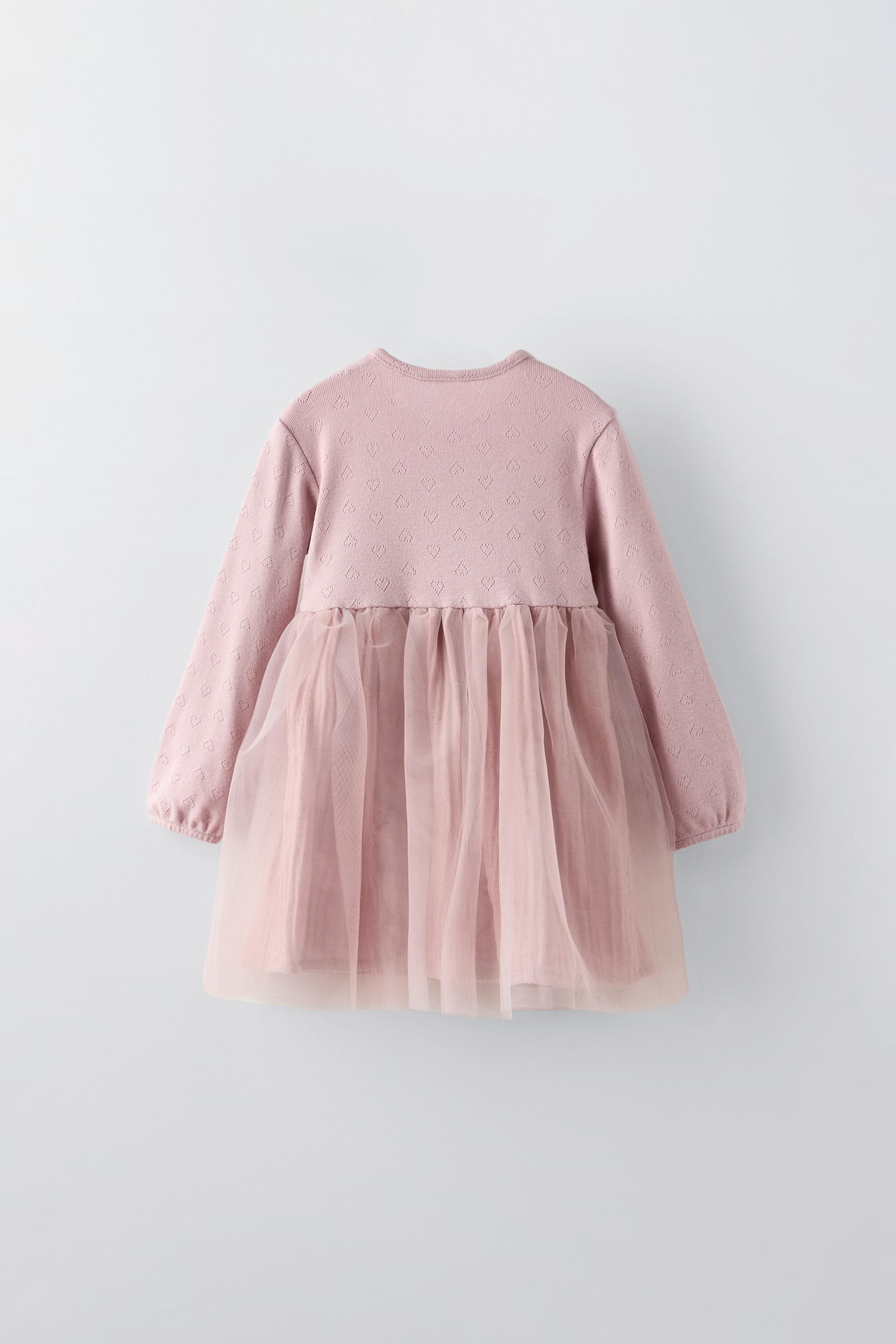 Pink tutu dress zara hotsell