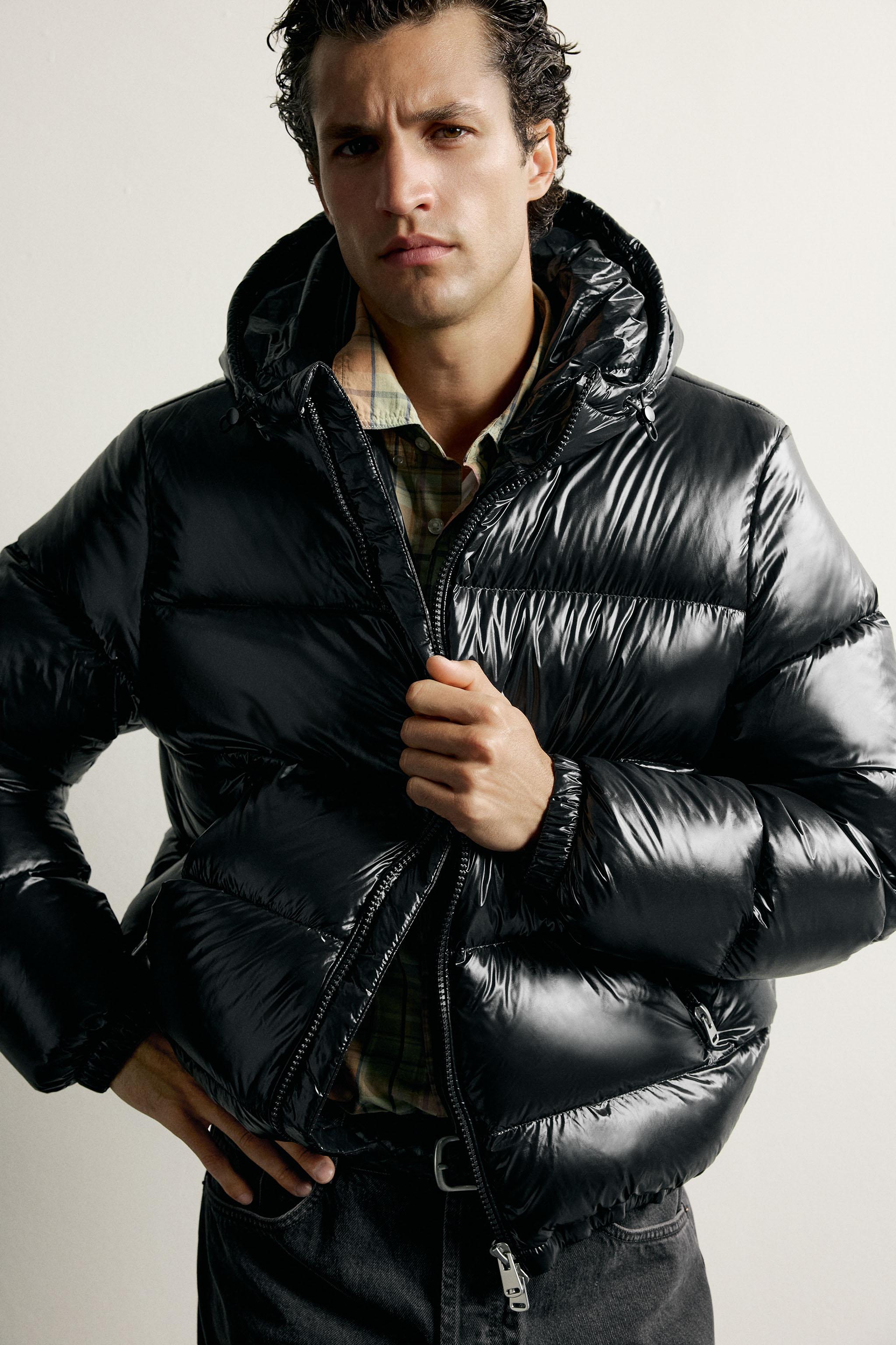 Мужские куртки Zara WATER-REPELLENT 80/20 DOWN JACKET — фото 7