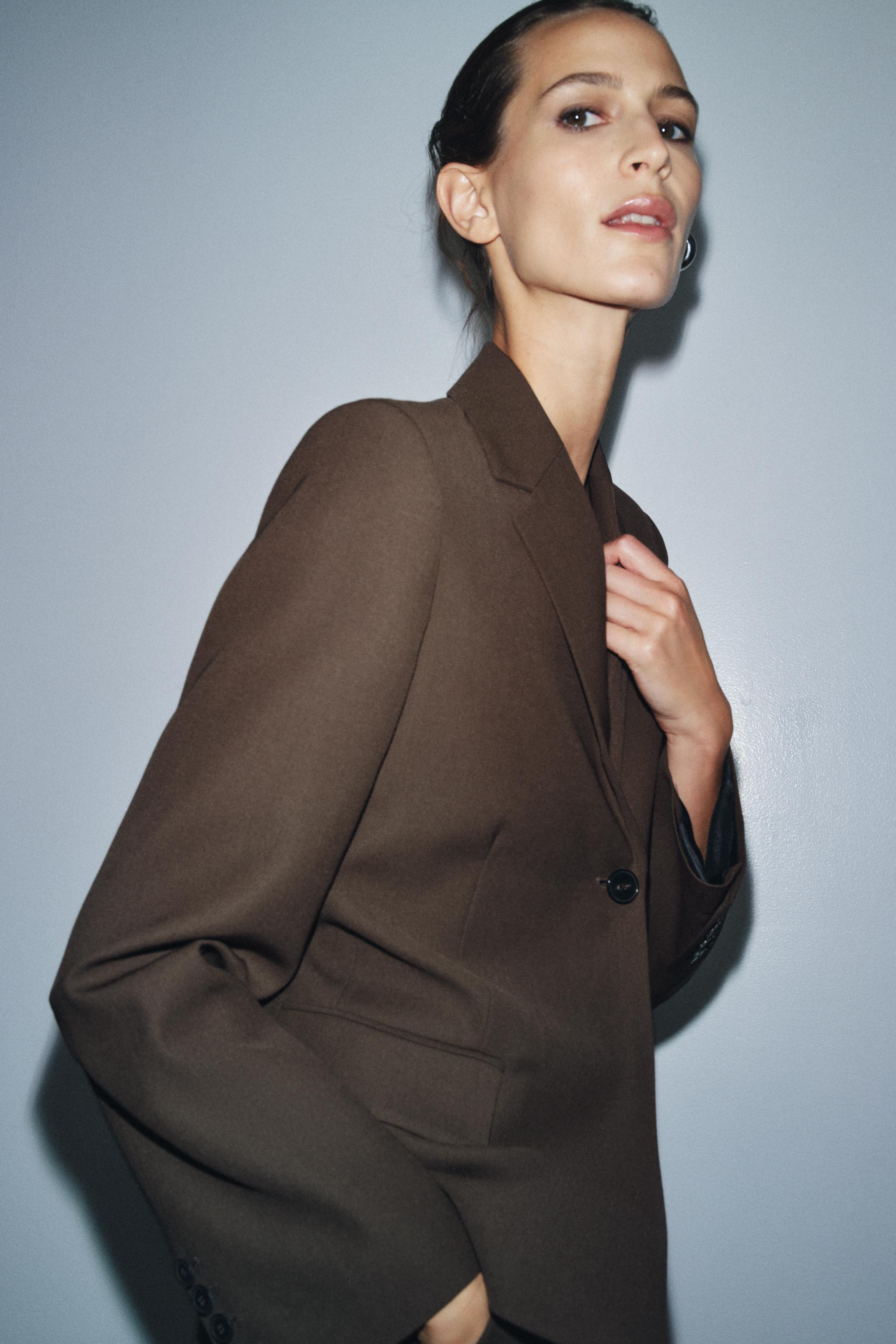 WOOL BLEND BLAZER ZW COLLECTION