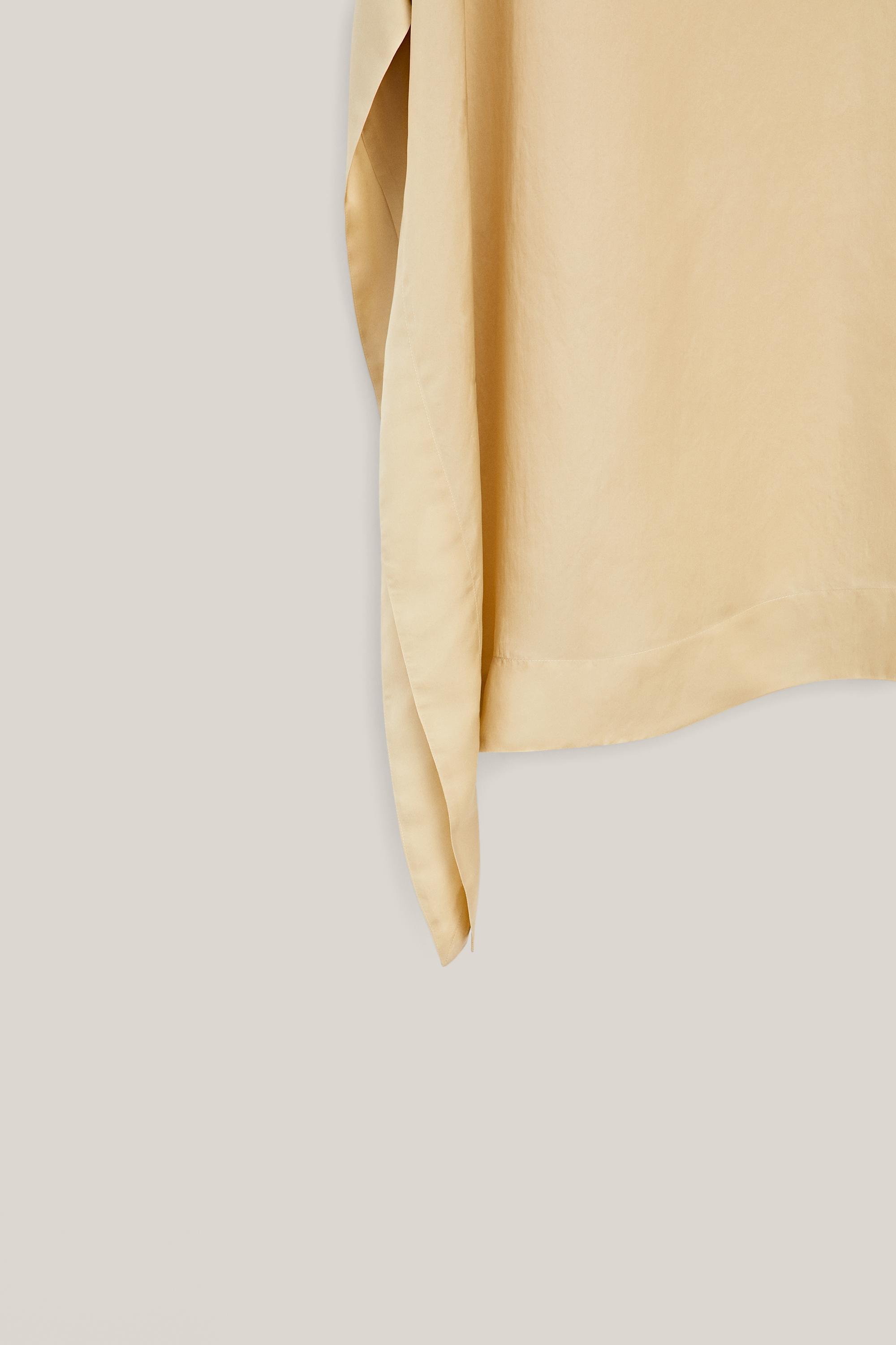 Flowing midi pareo skirt