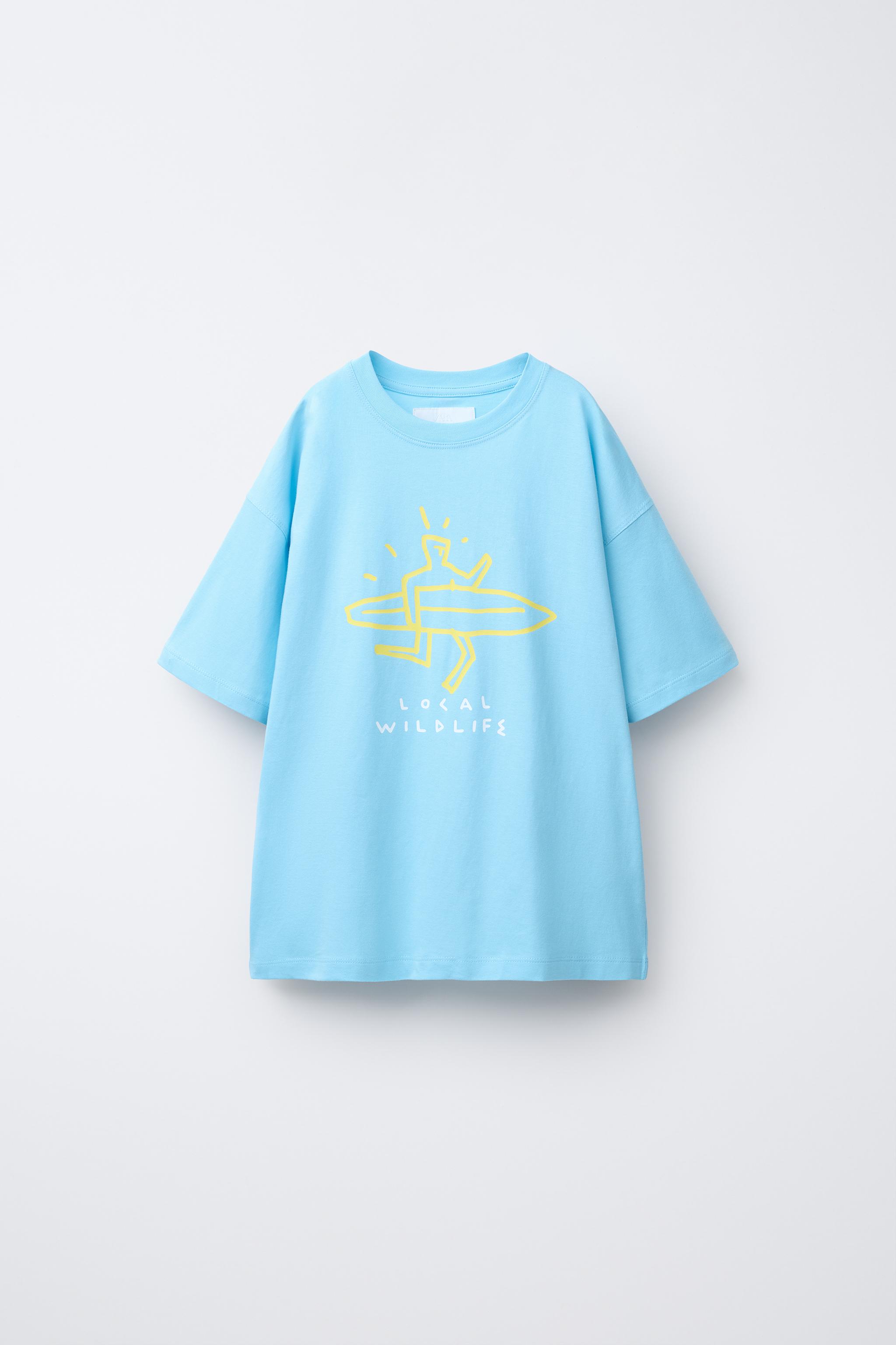 プリントTシャツ - ホワイト | ZARA Japan / 日本