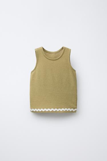 WAVY TRIM T-SHIRT - Oil by Zara