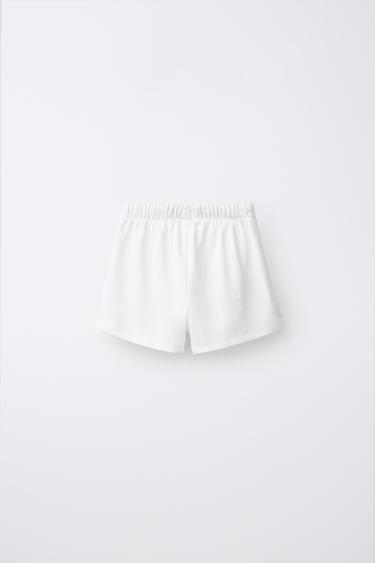 SHORT IMPRIMÉ FRANCE - Blanc de Zara - Image 1
