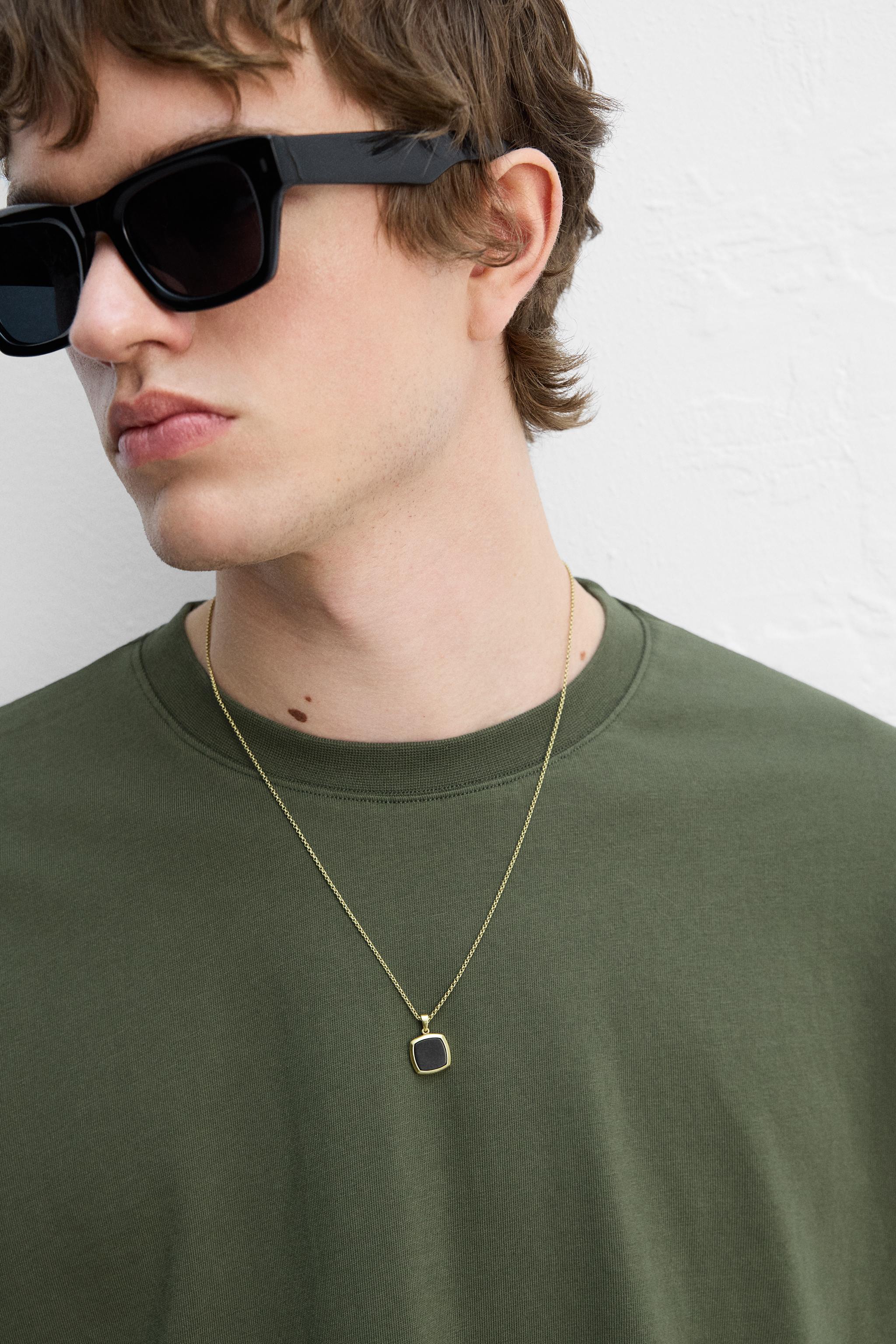 ★ドイツ発*ZARA*Origins-ストーンペンダントネックレス/GOLD★ ストーンペンダント チェーン - ゴールド | ZARA Japan / 日本