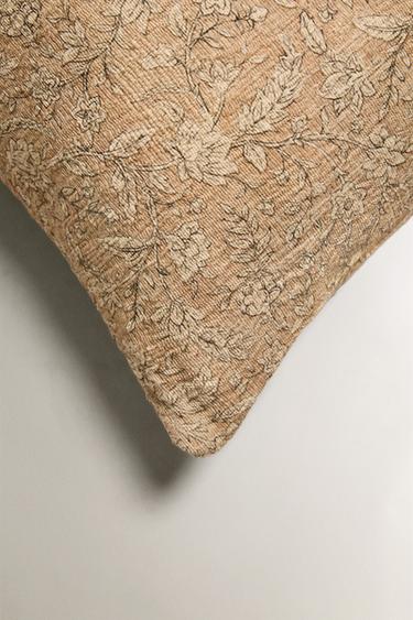 TEXTURED CUSHION COVER - Beige by Zara - Image 1