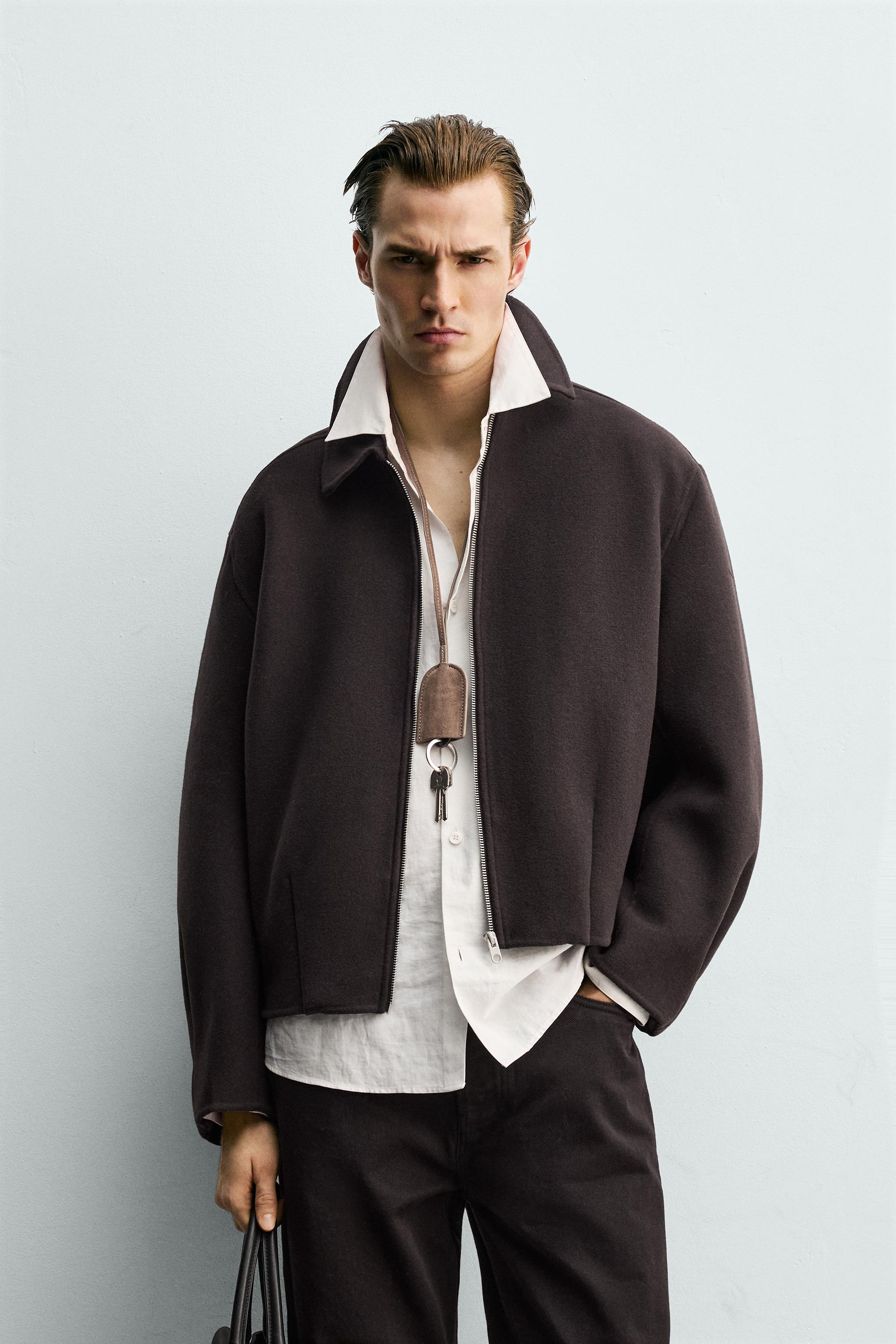 BOXY FIT WOOL JACKET